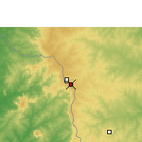Nearby Forecast Locations - Pedro Juan Caballero - Mapa