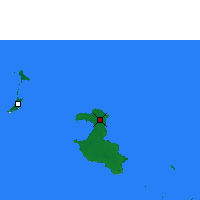 Nearby Forecast Locations - Ouanaham - Mapa