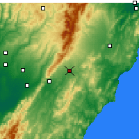 Nearby Forecast Locations - Dannevirke - Mapa