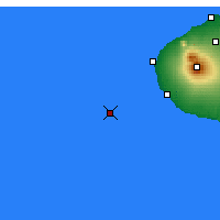 Nearby Forecast Locations - Maui Platf. - Mapa
