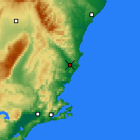 Nearby Forecast Locations - Palmerston - Mapa