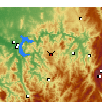 Nearby Forecast Locations - Hunters Hill - Mapa
