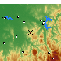 Nearby Forecast Locations - Beechworth - Mapa