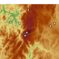 Nearby Forecast Locations - Perisher V. - Mapa
