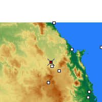 Nearby Forecast Locations - Mareeba Airfield - Mapa