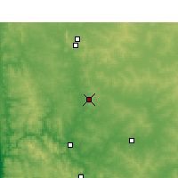 Nearby Forecast Locations - Goomalling - Mapa