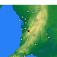 Nearby Forecast Locations - Monte Lofty - Mapa