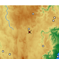 Nearby Forecast Locations - Goulburn Aeropuerto - Mapa