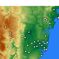 Nearby Forecast Locations - Richmond - Mapa