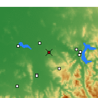 Nearby Forecast Locations - Rutherglen - Mapa