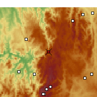 Nearby Forecast Locations - Cabramurra - Mapa