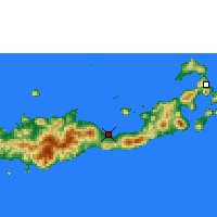 Nearby Forecast Locations - Maumere - Mapa