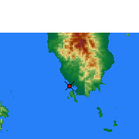 Nearby Forecast Locations - San José - Mapa