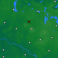 Nearby Forecast Locations - Parchim - Mapa