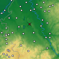 Nearby Forecast Locations - Bergheim - Mapa
