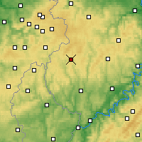 Nearby Forecast Locations - Prüm - Mapa