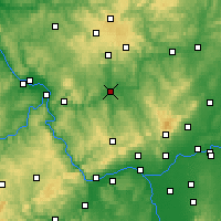 Nearby Forecast Locations - Limburgo del Lahn - Mapa