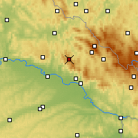 Nearby Forecast Locations - Bosque bávaro - Mapa