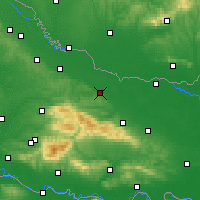 Nearby Forecast Locations - Slatina - Mapa