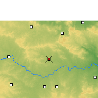 Nearby Forecast Locations - Bhainsa - Mapa