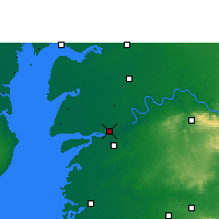 Nearby Forecast Locations - Bharuch - Mapa