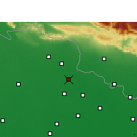 Nearby Forecast Locations - Chanpatia - Mapa