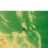 Nearby Forecast Locations - Kadapa - Mapa