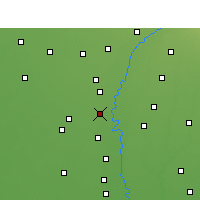 Nearby Forecast Locations - Gharaunda - Mapa