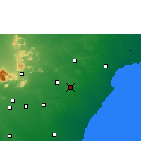 Nearby Forecast Locations - Karaikkudi - Mapa