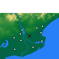 Nearby Forecast Locations - Mandapeta - Mapa