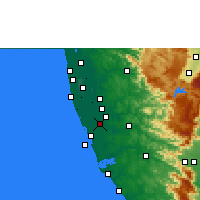 Nearby Forecast Locations - Mavelikkara - Mapa
