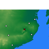 Nearby Forecast Locations - Palitana - Mapa