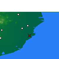 Nearby Forecast Locations - Paradip - Mapa
