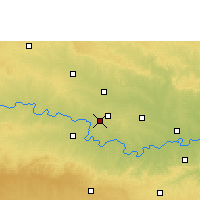 Nearby Forecast Locations - Pathri - Mapa
