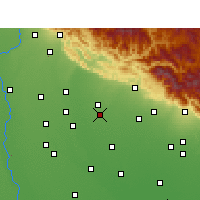 Nearby Forecast Locations - Thakurdwara - Mapa