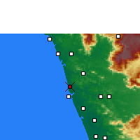 Nearby Forecast Locations - Tirur - Mapa