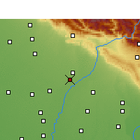 Nearby Forecast Locations - Yamuna Nagar - Mapa