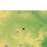 Nearby Forecast Locations - Yemmiganur - Mapa