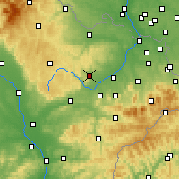 Nearby Forecast Locations - Fulnek - Mapa