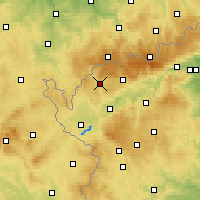 Nearby Forecast Locations - Rotava - Mapa
