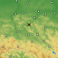 Nearby Forecast Locations - Strzyżów - Mapa