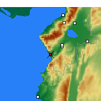 Nearby Forecast Locations - Samandağ - Mapa