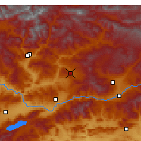 Nearby Forecast Locations - Karakoçan - Mapa