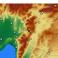 Nearby Forecast Locations - Bahçe - Mapa