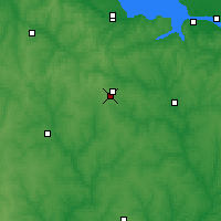 Nearby Forecast Locations - Známyanka - Mapa