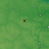 Nearby Forecast Locations - Tarashcha - Mapa
