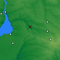 Nearby Forecast Locations - Oríjiv - Mapa