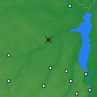 Nearby Forecast Locations - Ivánkiv - Mapa