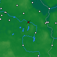 Nearby Forecast Locations - Fürstenwalde - Mapa