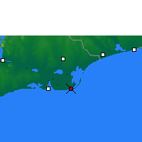 Nearby Forecast Locations - Anloga - Mapa
